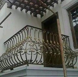 Wrought Iron Balcony Hand Rails