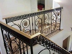 Wrought Iron Staircase Hand Rail